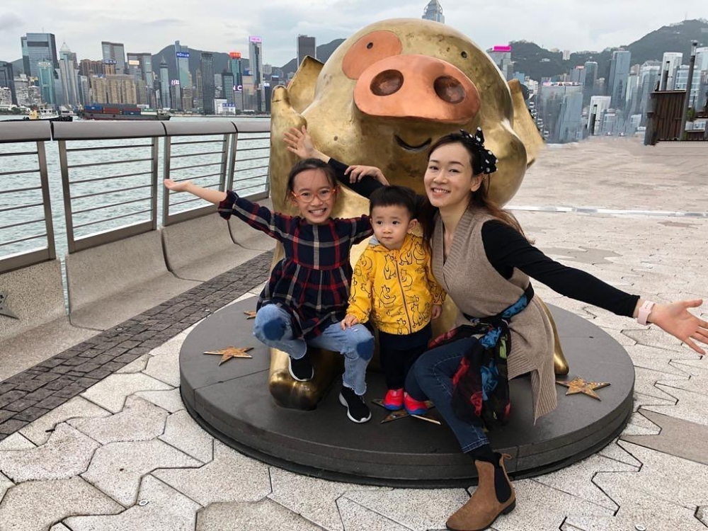 楊思琦曾透露女兒性格活潑,國際學校更適合她。
