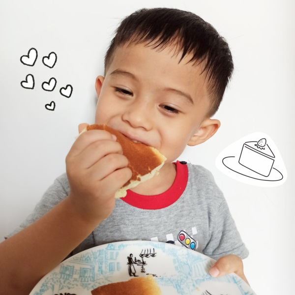 皓皓差點連爸爸個份都食埋