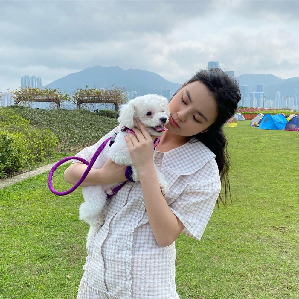 姚焯菲(Chantel)平日喜歡戶外活動。