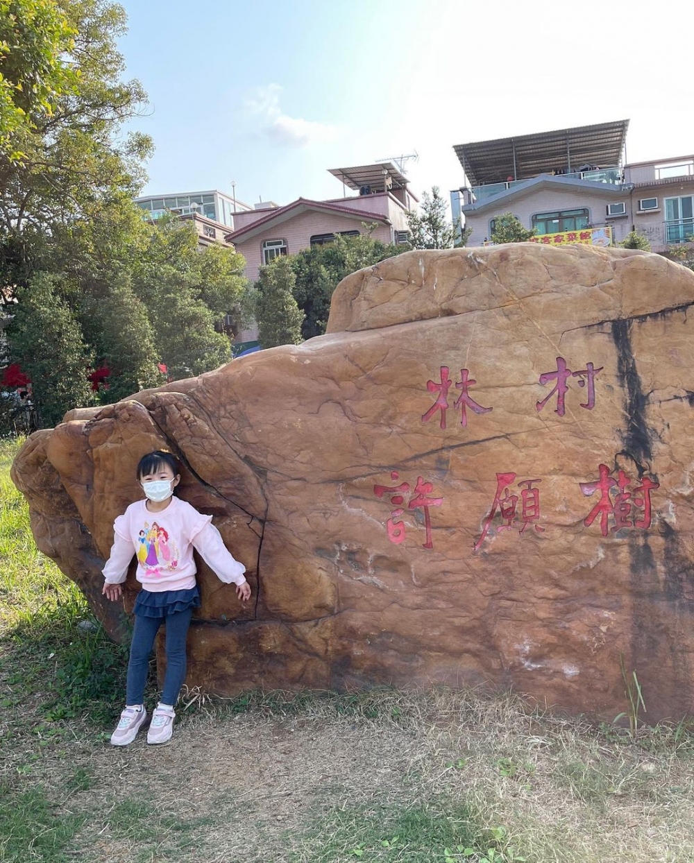 大埔林村許願樹帶動了當地的旅遊業。