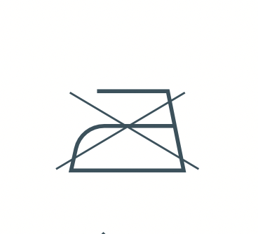 不可平燙衣服標籤。