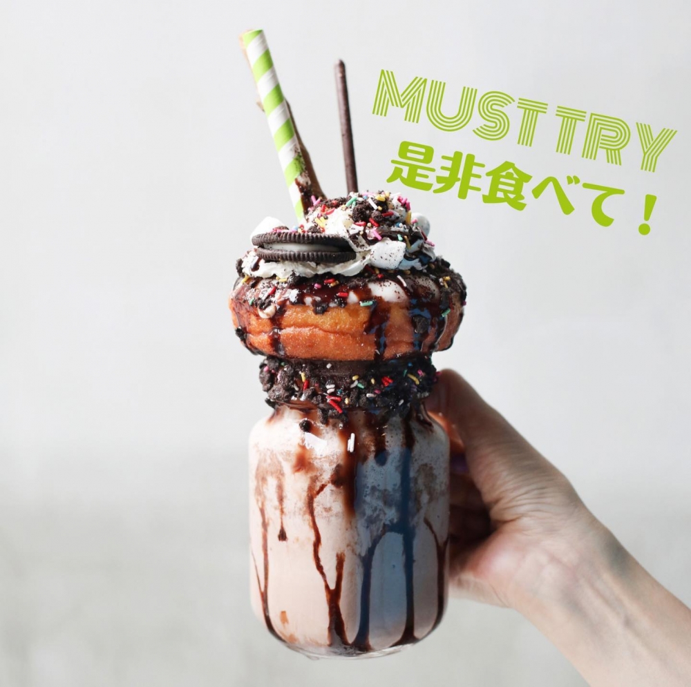 The Big Things Party Cafe打卡必備Magic Donut Shake!。