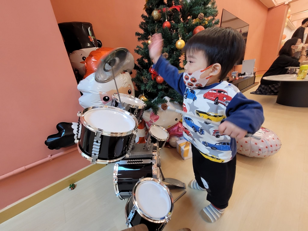 小朋友玩得很開心!