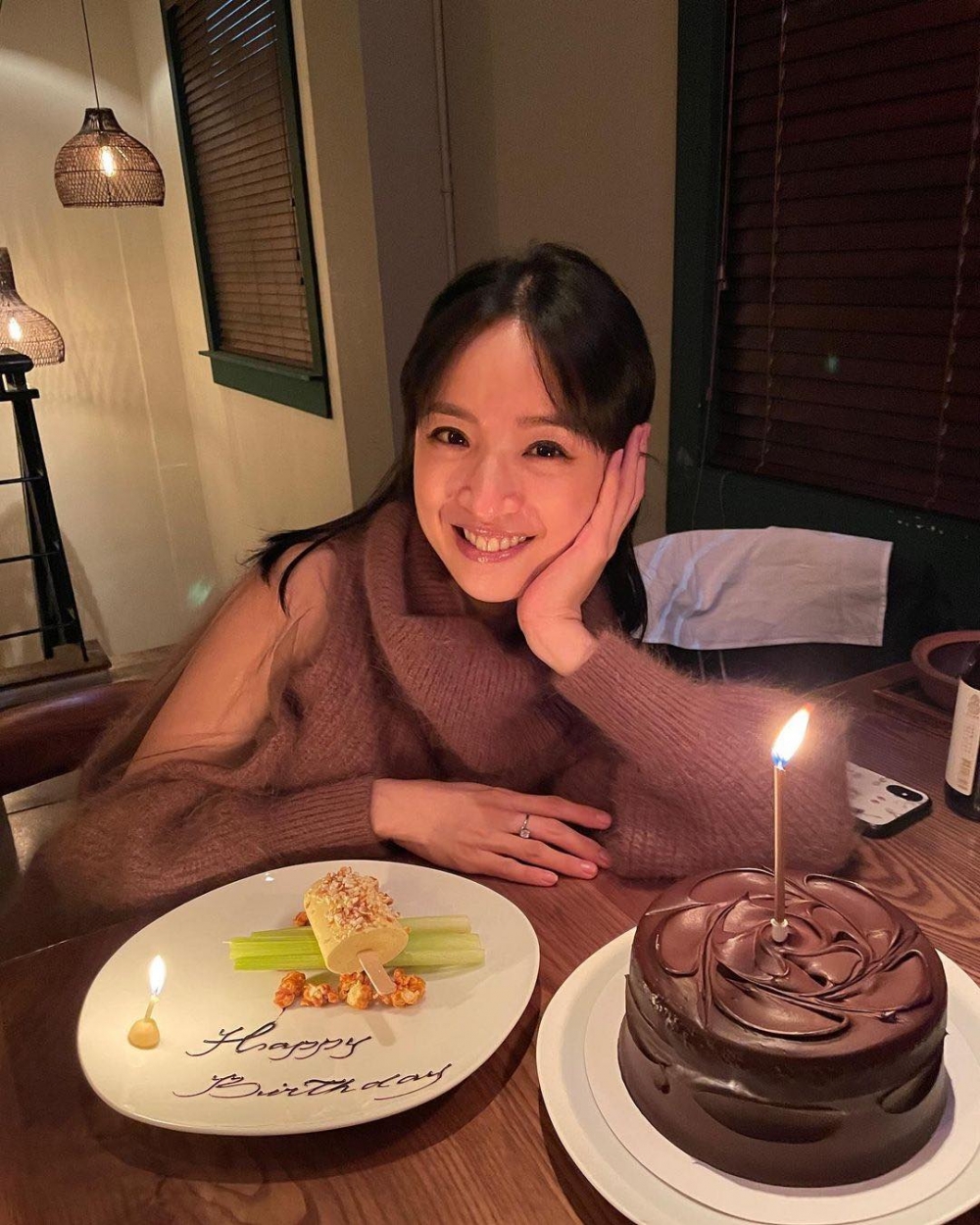 林依晨當媽媽後度過了第一個生日。