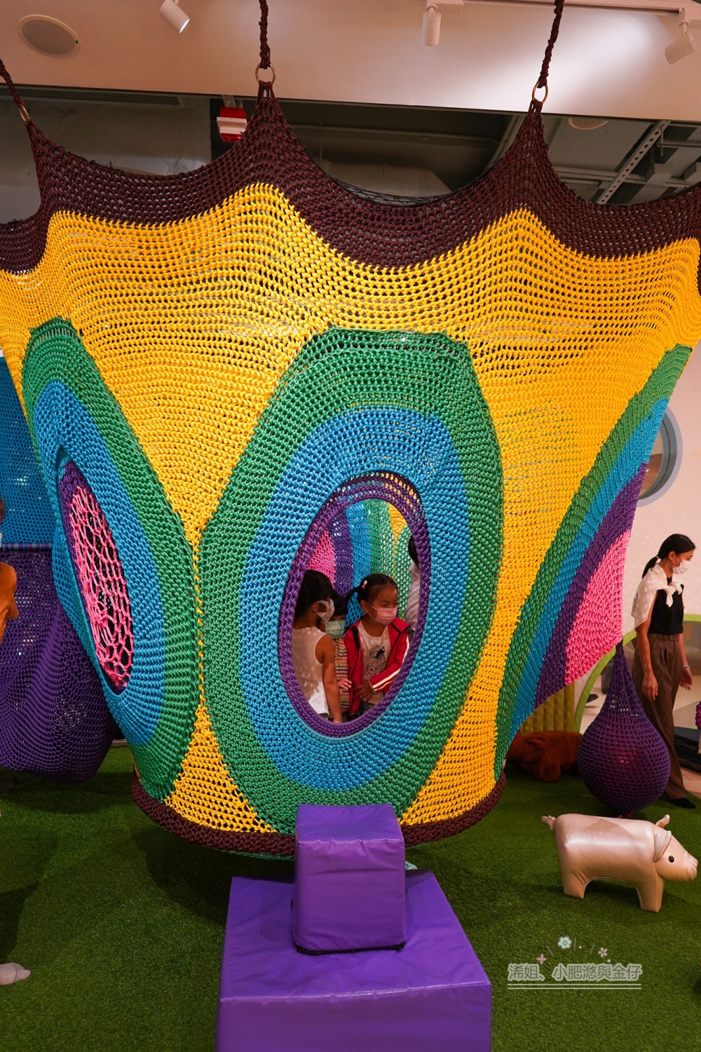 Whizbo Kids Café小型繩網區適合小朋友放電。