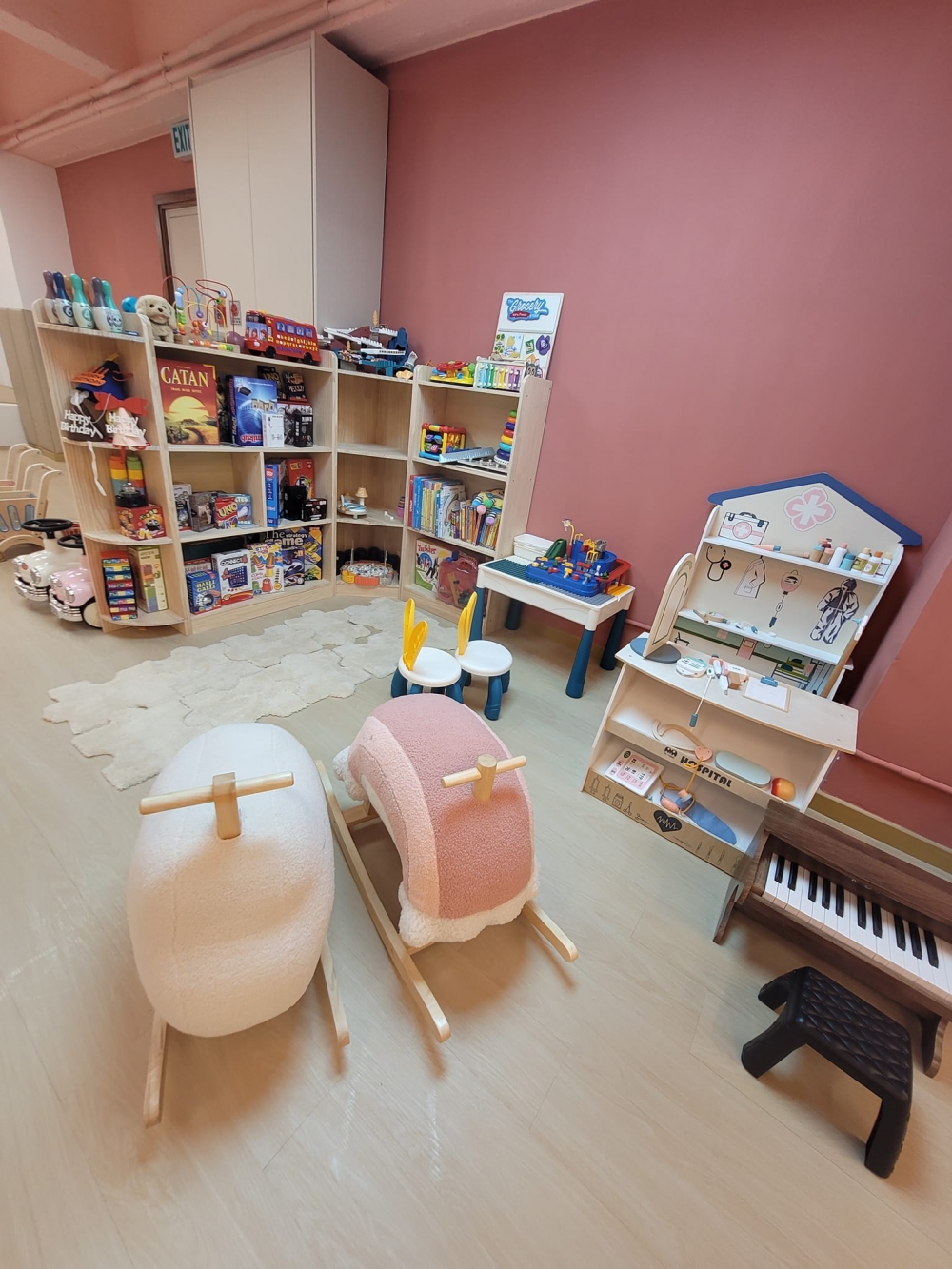 此外少不了多元區域,有樂器、廚房玩具、益智玩具等。