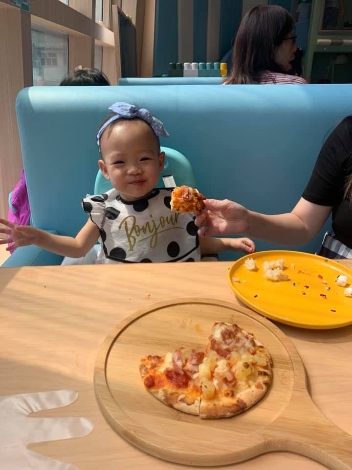 親子餐廳Q time cafe ,DIY pizza吃得開心1