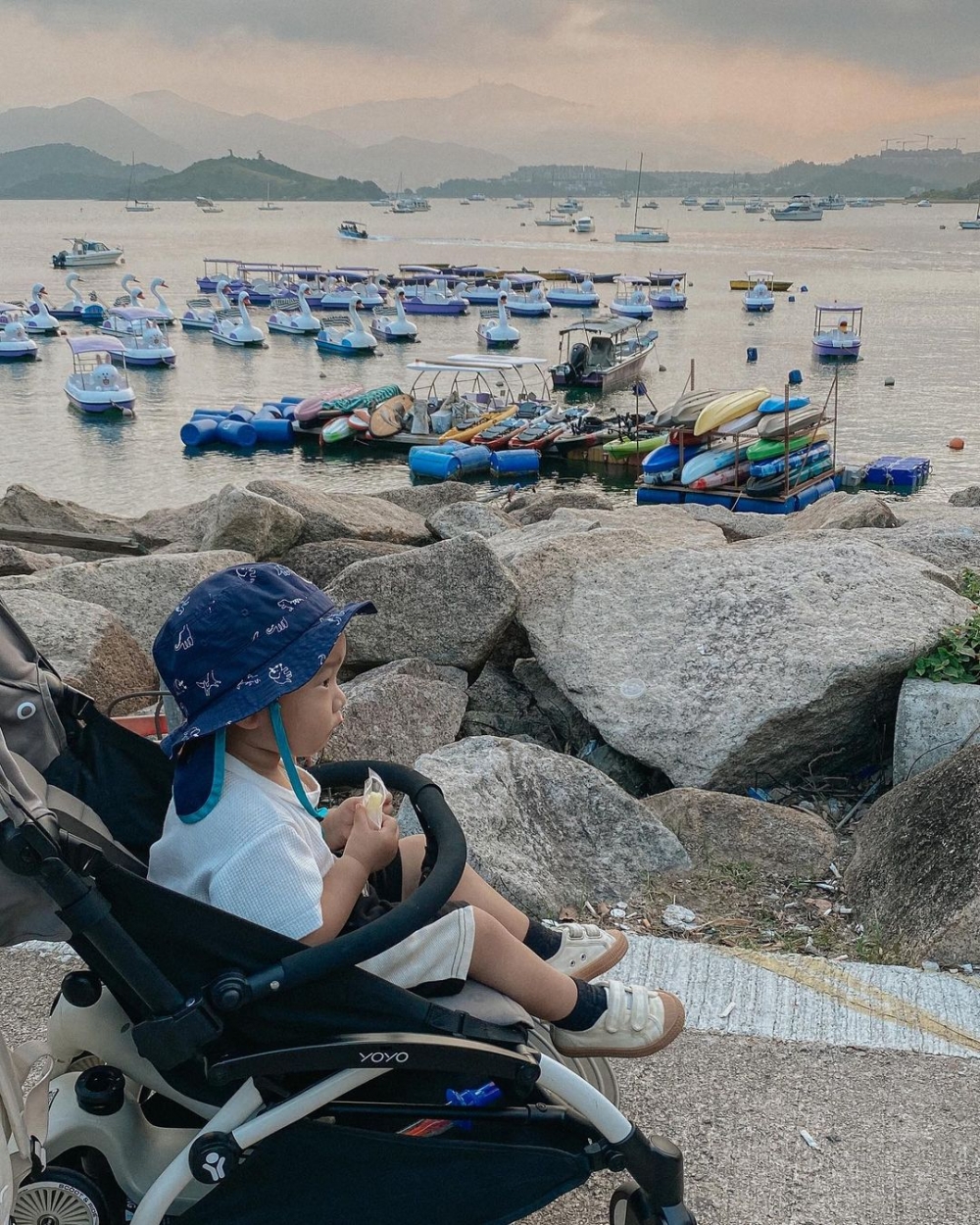 大美督水壩,船灣淡水湖主壩海景。