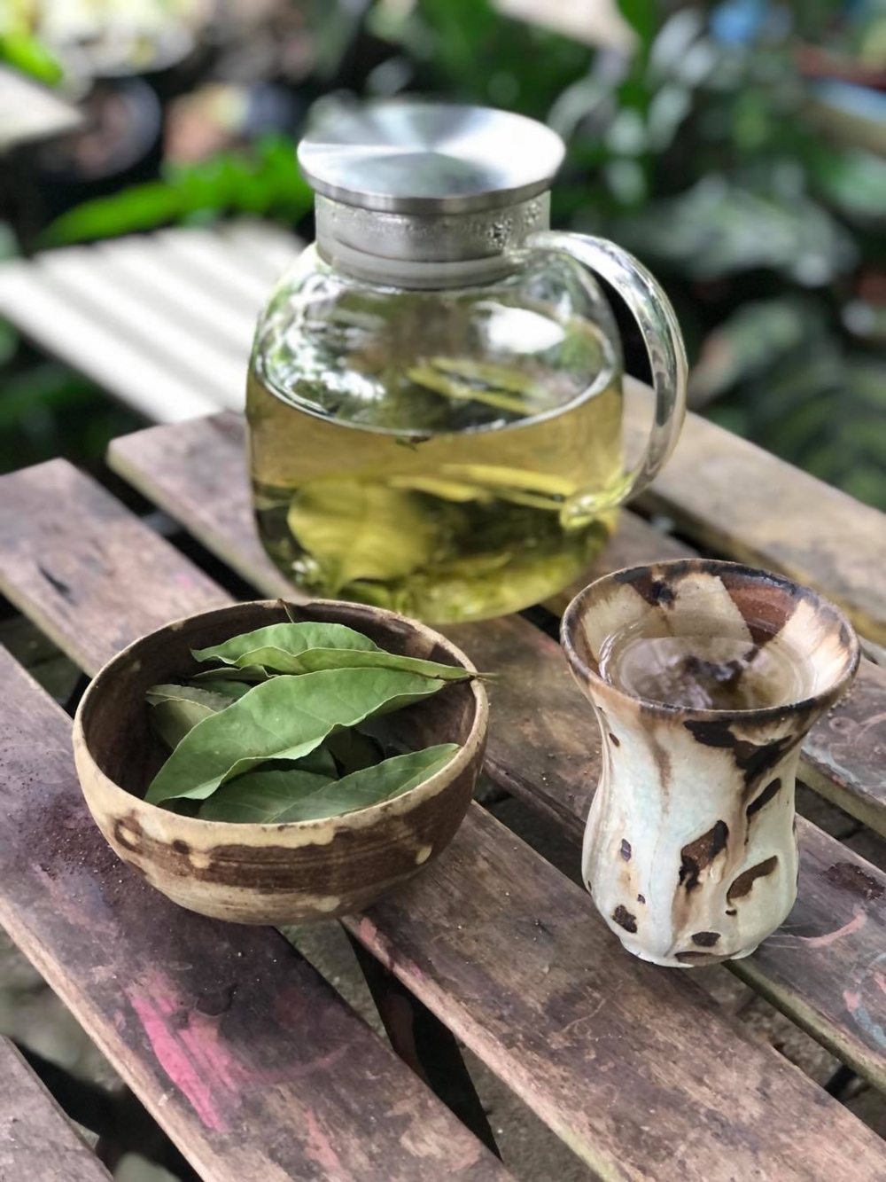 香草園獨有的月桂茶,