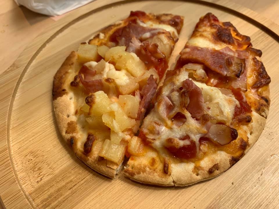 親子餐廳Q time cafe ,DIY pizza出爐!