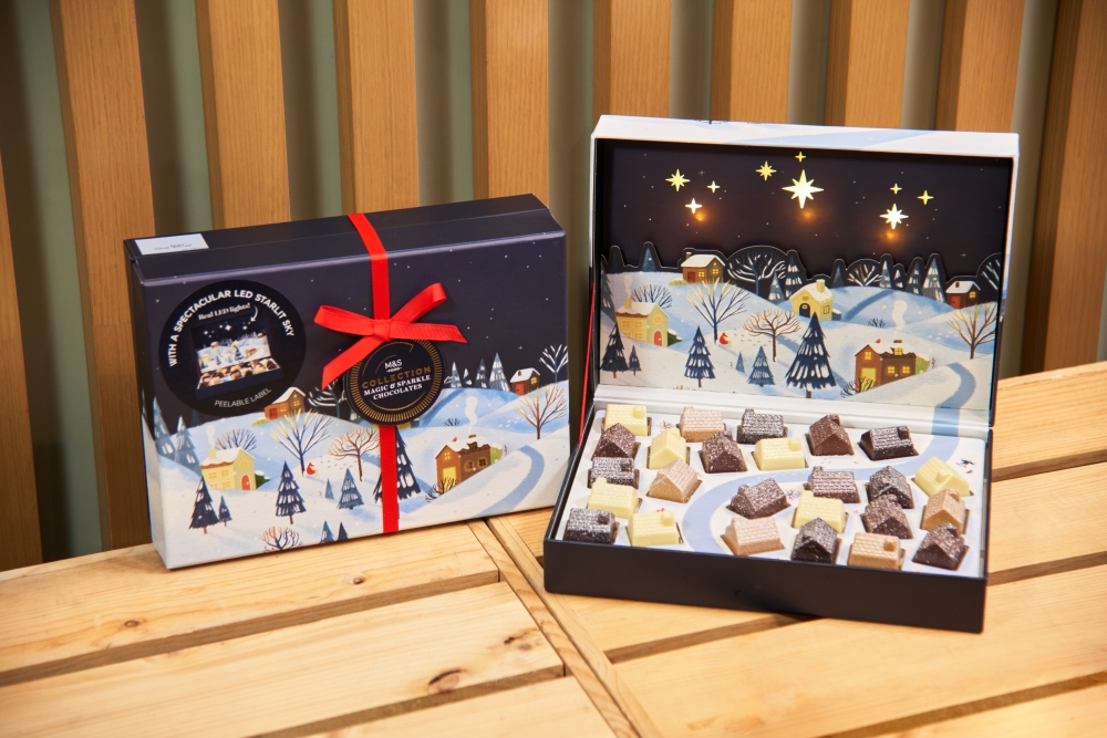 比利時什錦朱古力亮燈禮盒 345克 - $399