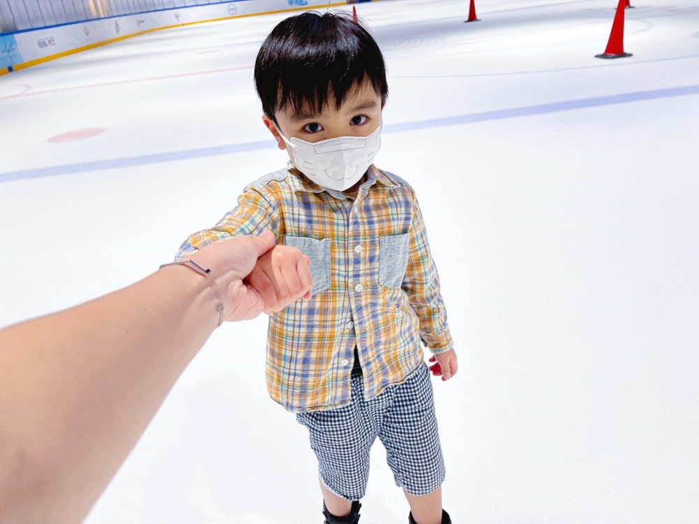 博主媽媽:「唔太識溜同有少少緊張。」