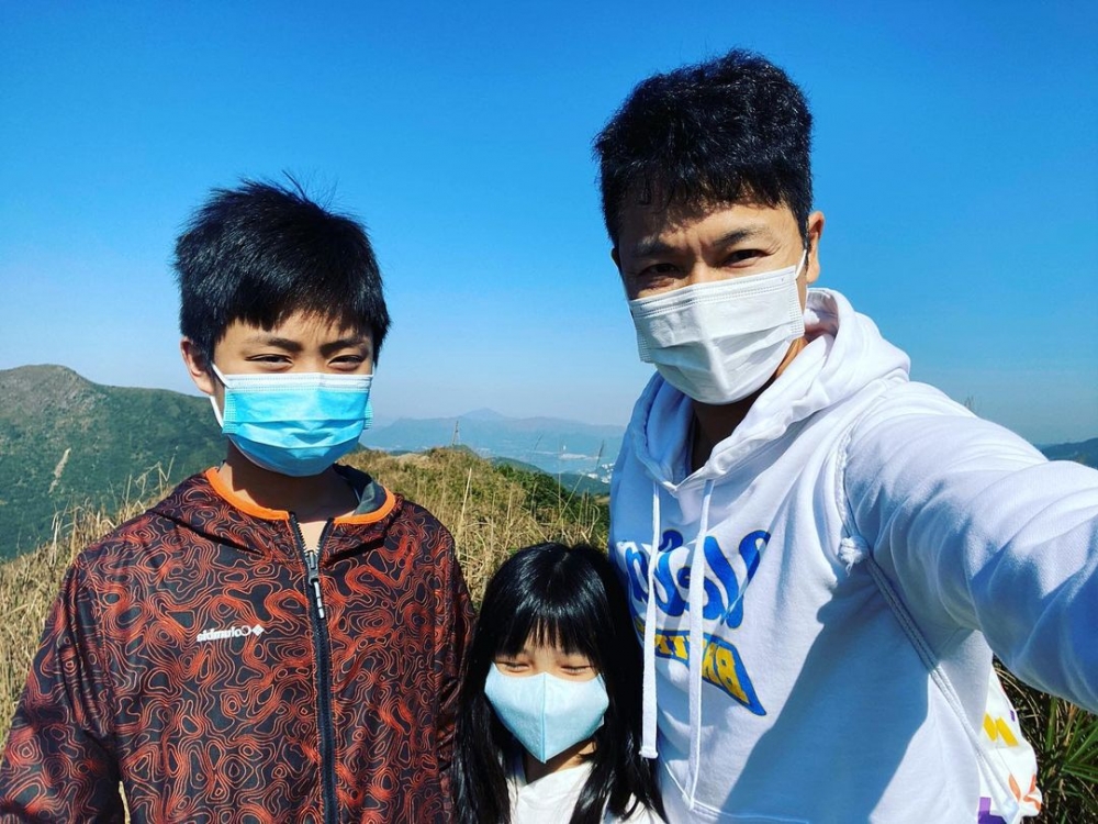 郭晉安和歐倩怡一雙兒女都邁入青春期。