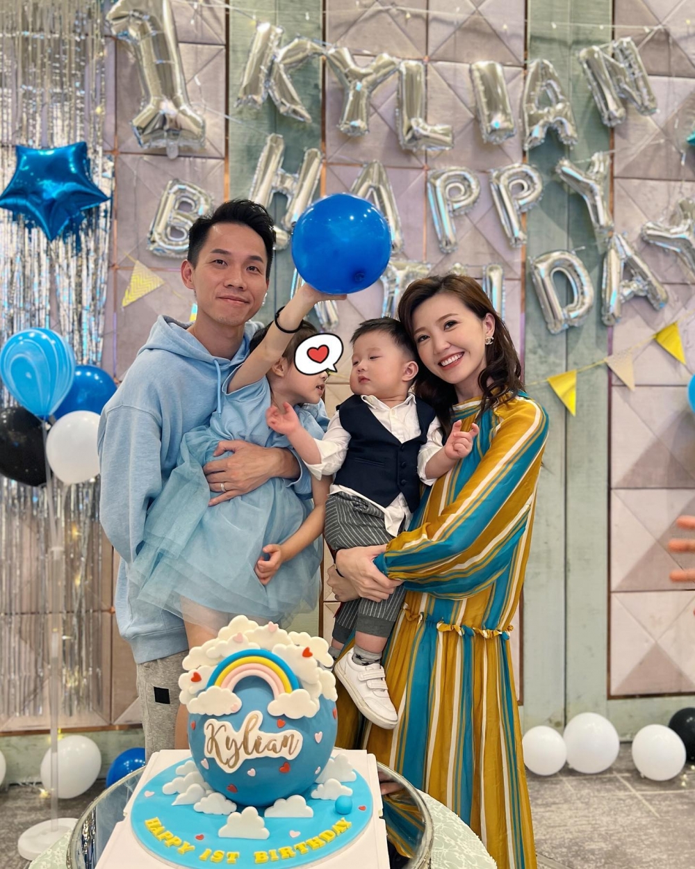 吳若希為細仔Kylian預定場地辦生日會。