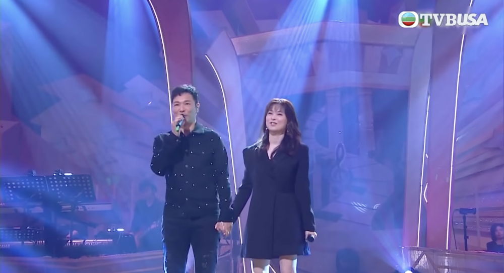 郭晉安和歐倩怡曾牽手公開合唱。