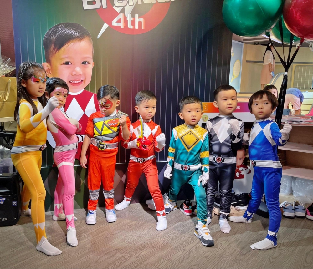 一班小小Power Ranger勁cute!