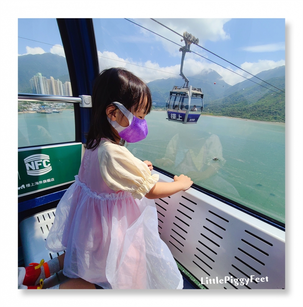 大嶼山親子好去處之昂坪360纜車,能飽覽大嶼山美景。