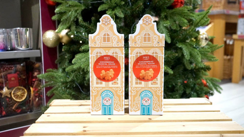 薑餅人連聖誕造型音樂盒230克 - $199