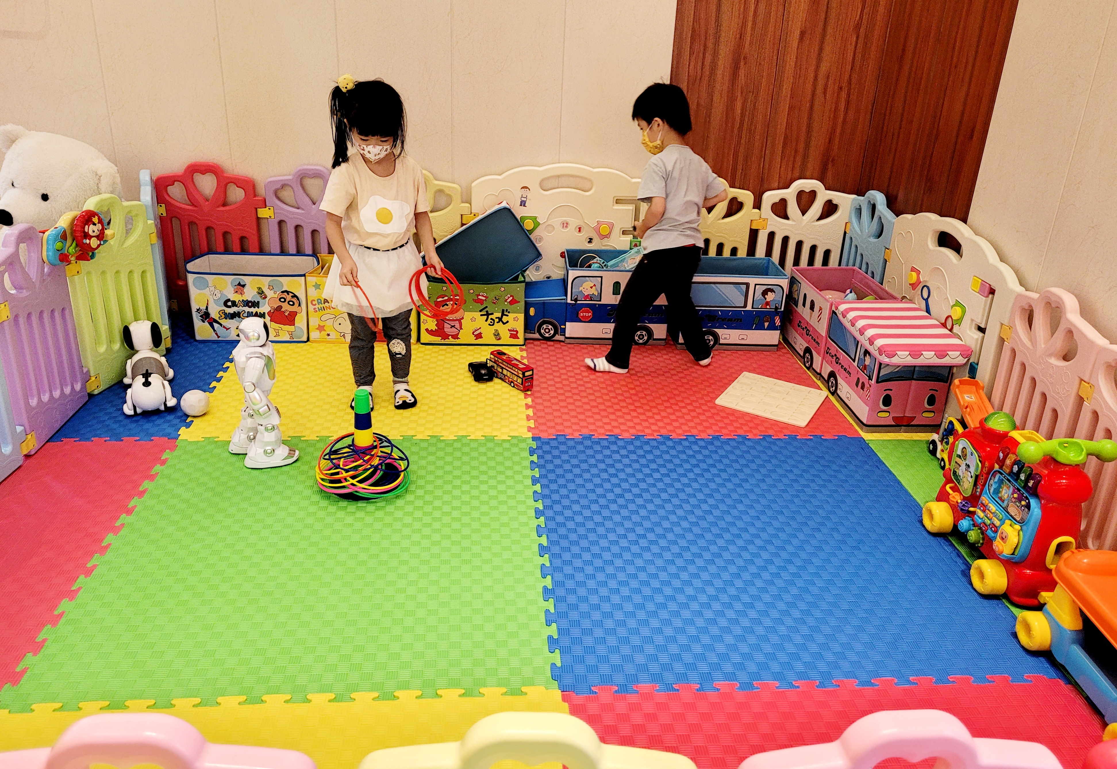 幼兒區適合BB玩。