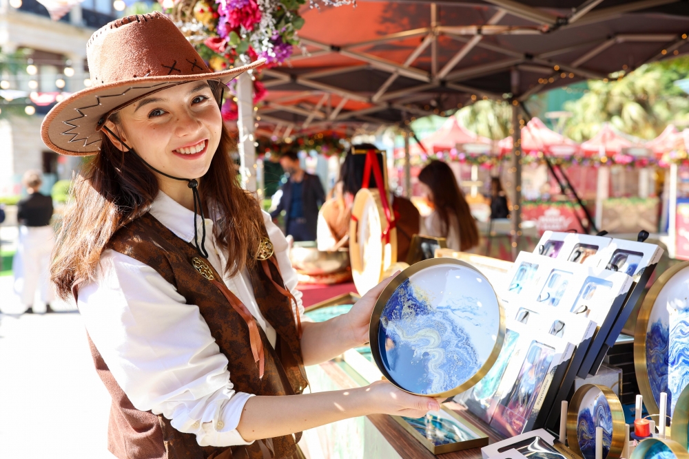 赤柱廣場聖誕市集精美手作攤位。