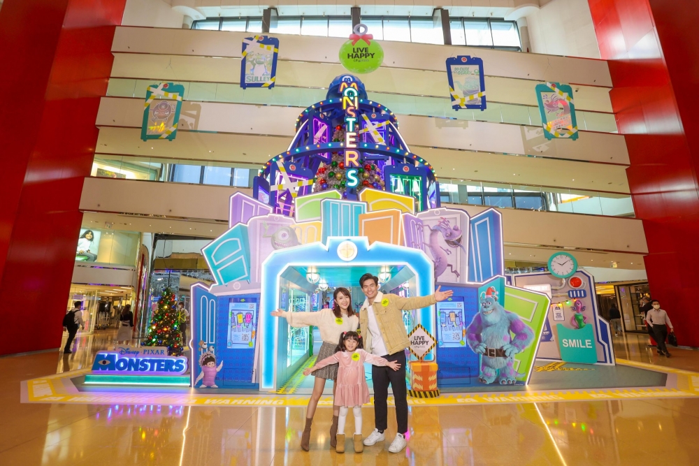 太古城中心舉辦全港首個以上映20週年經典動畫《怪獸公司》為主題的大型招募會 —「Merry GIFTMAS @Cityplaza」