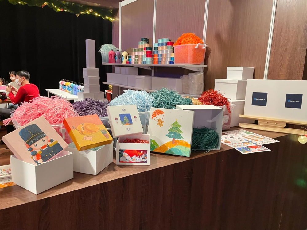 精美聖誕禮盒,可當作聖誕禮物。