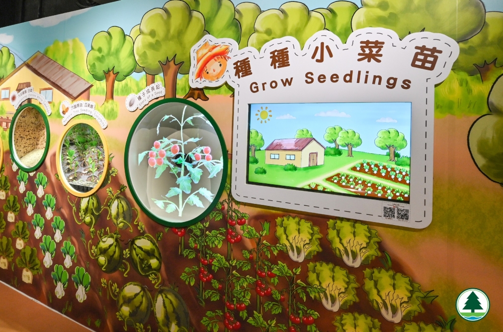 「種子成長記」就利用先進的全息投影技術，將番茄的生長過程一一呈現在大家面前。