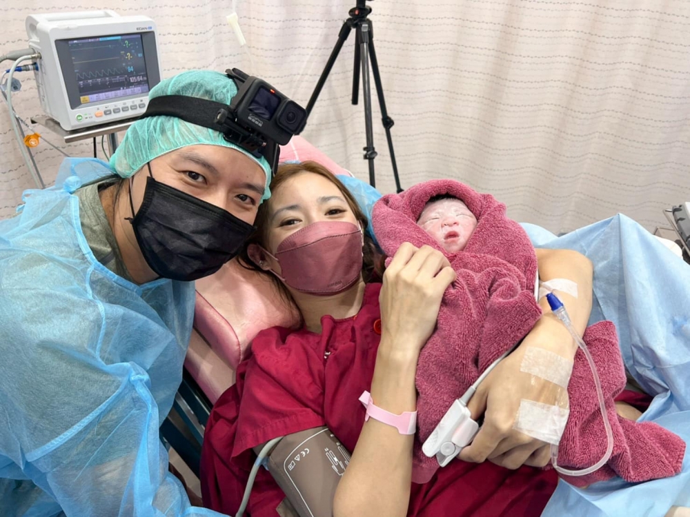 「林叨囝仔 」博主媽媽成功誕下第六胎。