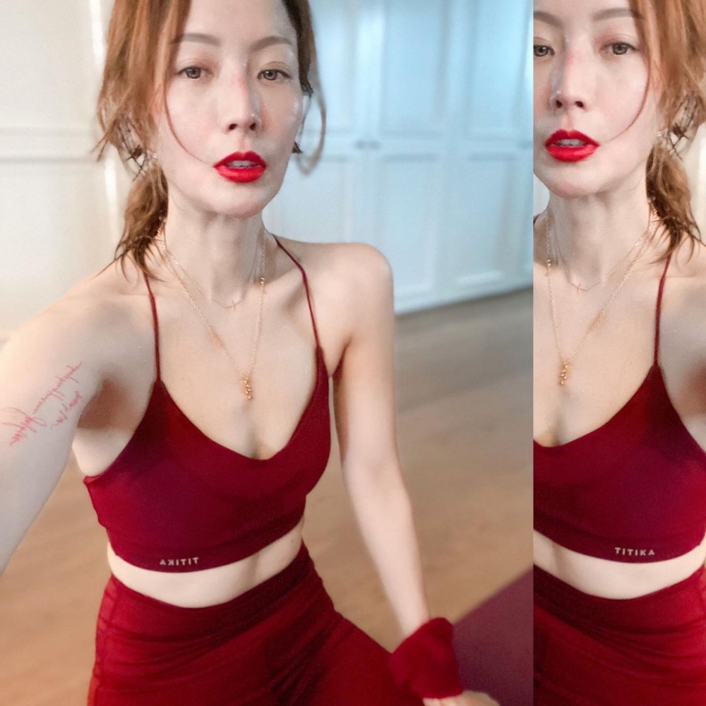 熱愛健身的Sammi身材非常好。