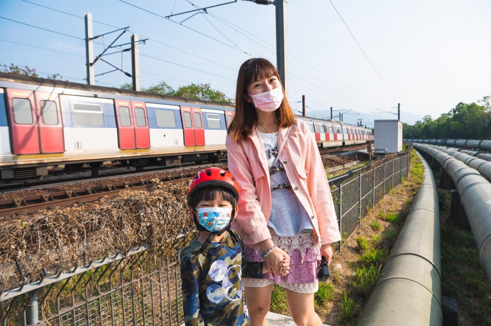 有機會見到列車經過~