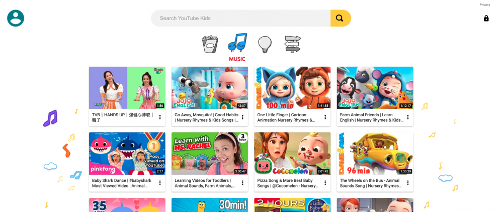 YouTube Kids上的所有影片,都經過真人審批,確保適合兒童觀看,