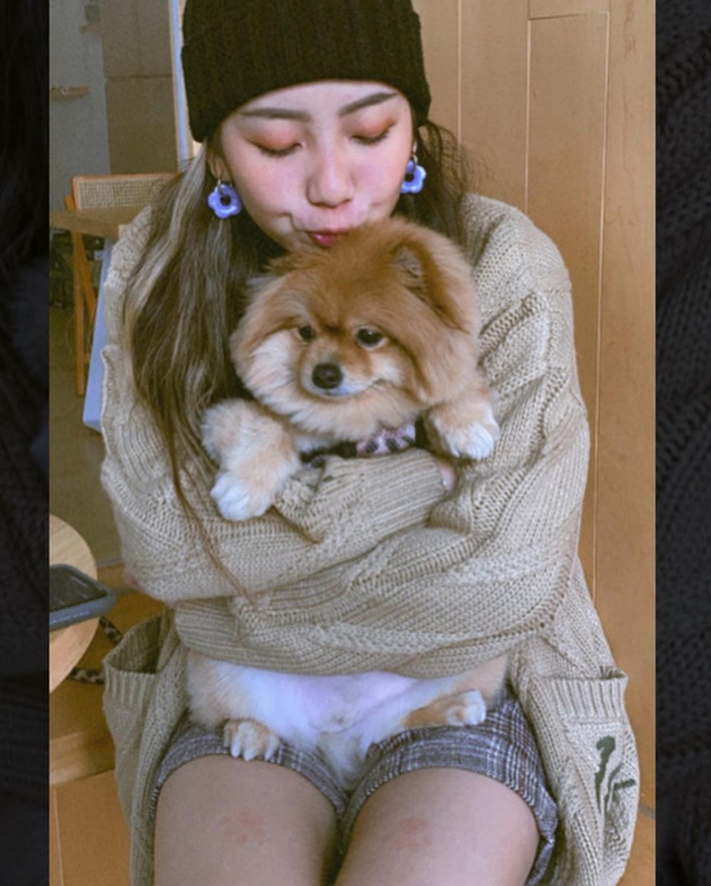 Marf和愛犬。