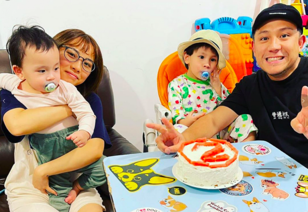 張致恒經常曬出家庭溫馨照。