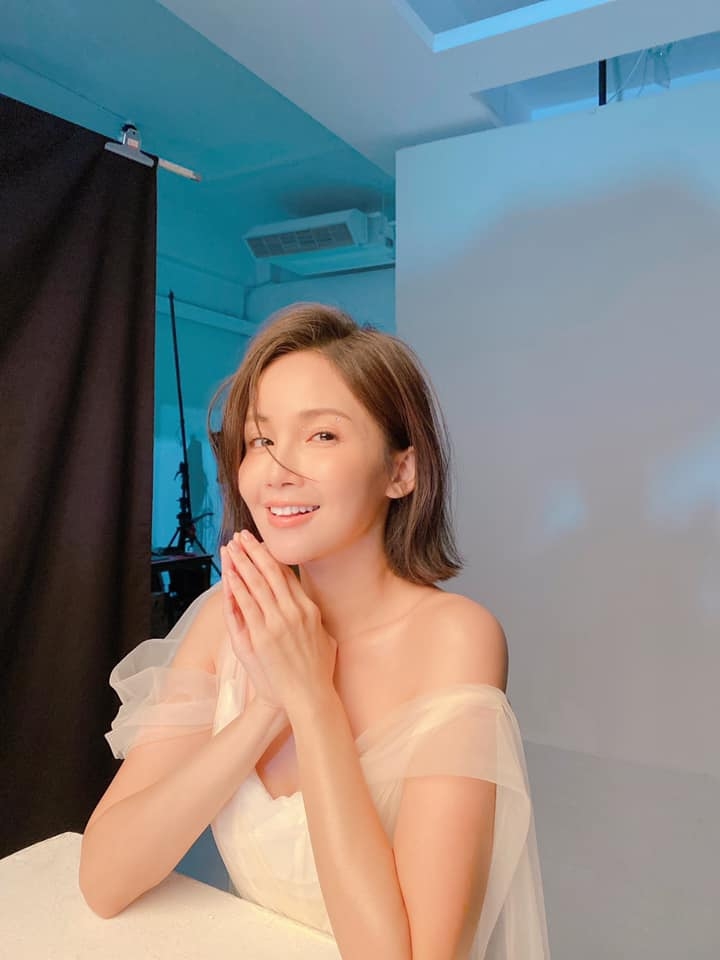 台灣女星鍾欣怡當2寶媽後身材也維持得很好。