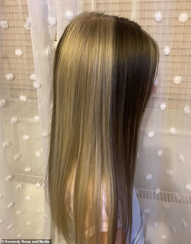 長大後髮色更明顯。