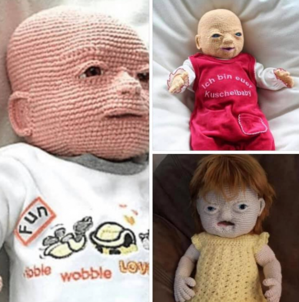 人妻特意製作編織公仔義賣，沒想到公仔卻意外撞樣恐怖電影《娃鬼回魂》主角 Chucky。