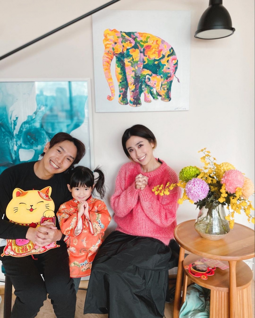 符曉薇陪囡囡上Zoom的時候好勞氣！