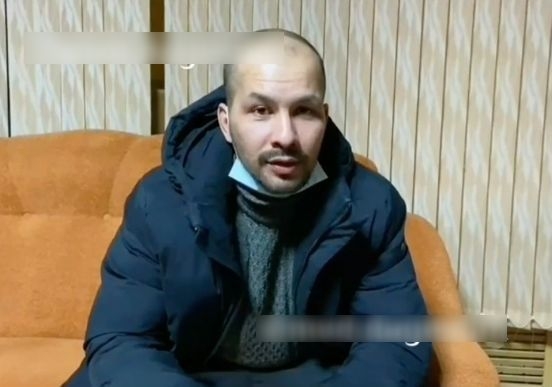 丈夫對事件感到難以置信。