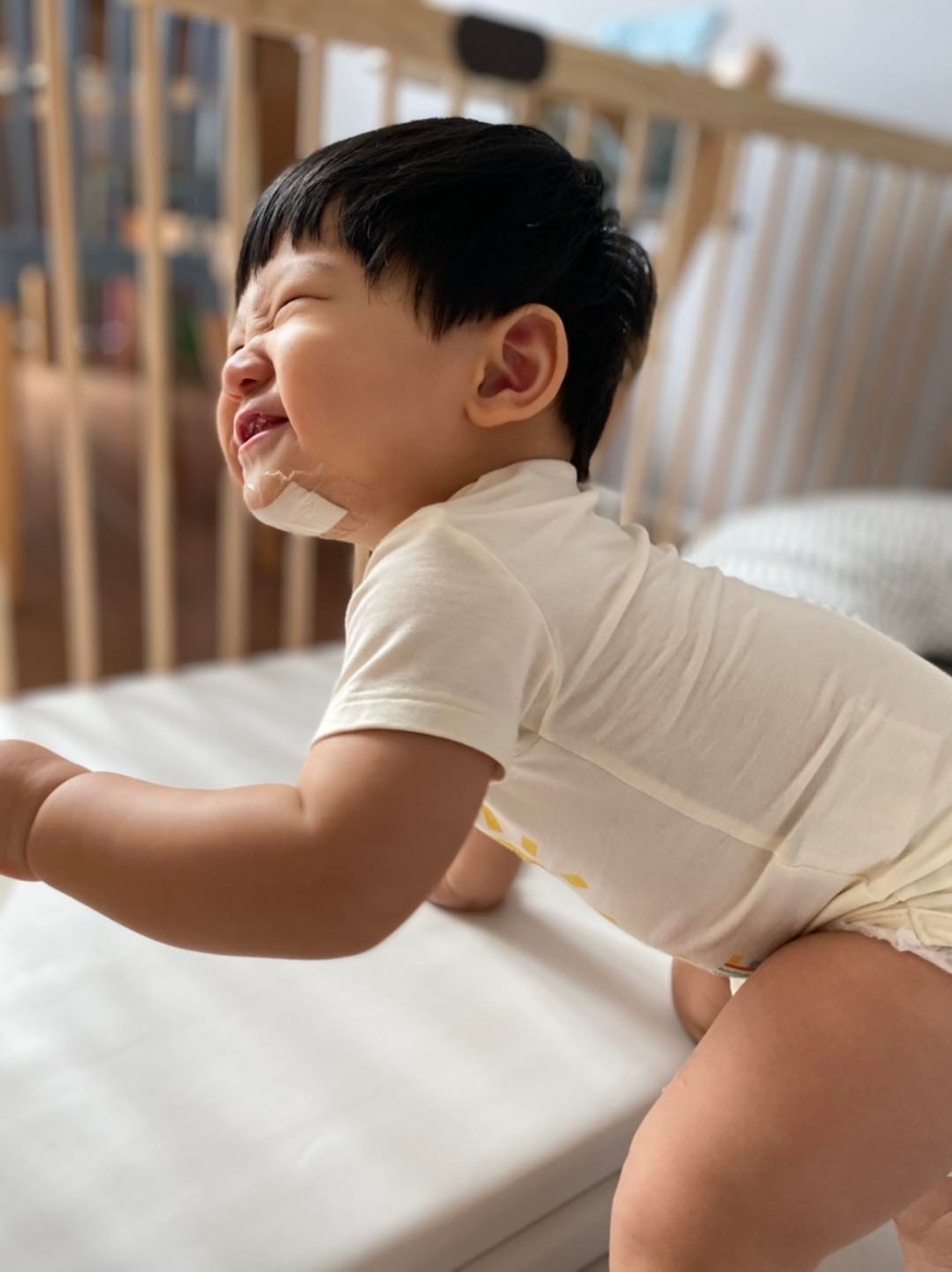 關宛珊感覺兒子十分堅強