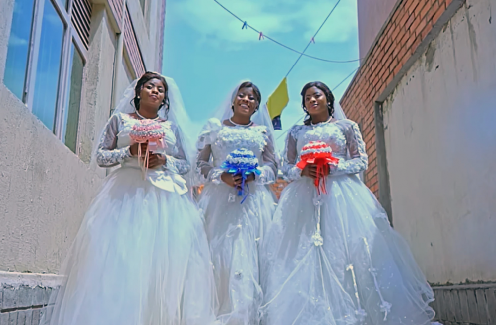 來自剛果的Luwiz，早前在同一日迎娶三胞胎姊妹。