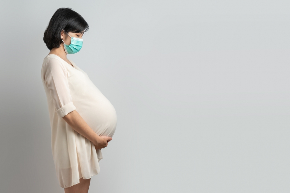 孕媽分享預產期前確診經歷，藉此鼓勵其他孕媽。（示意圖）