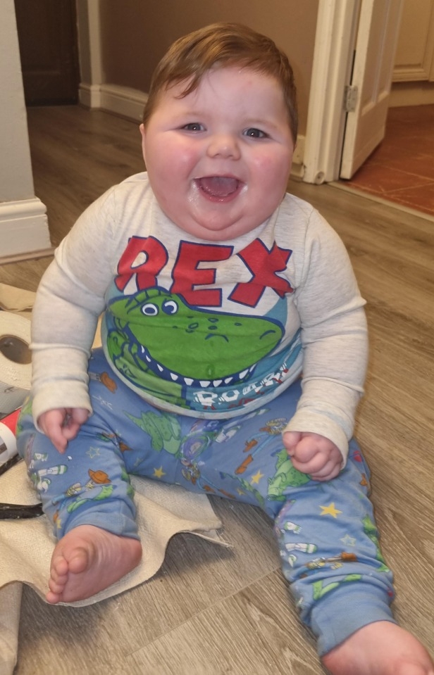 Arley體重竟然直逼42磅大關。