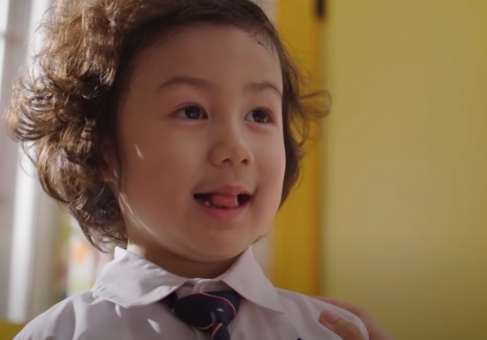 堂家姐的兒子今年只有3歲，但人仔細細的他有次食飯後忽然講了一句粗口。