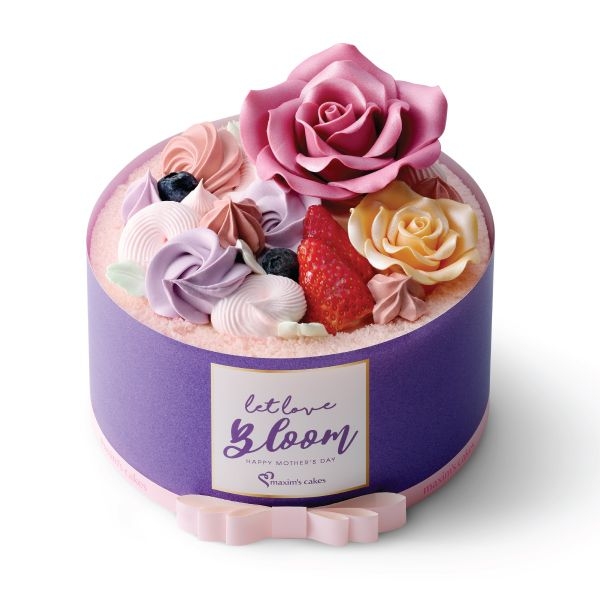 美心西餅母親節限定「瑰麗花盒雜果蛋糕」。