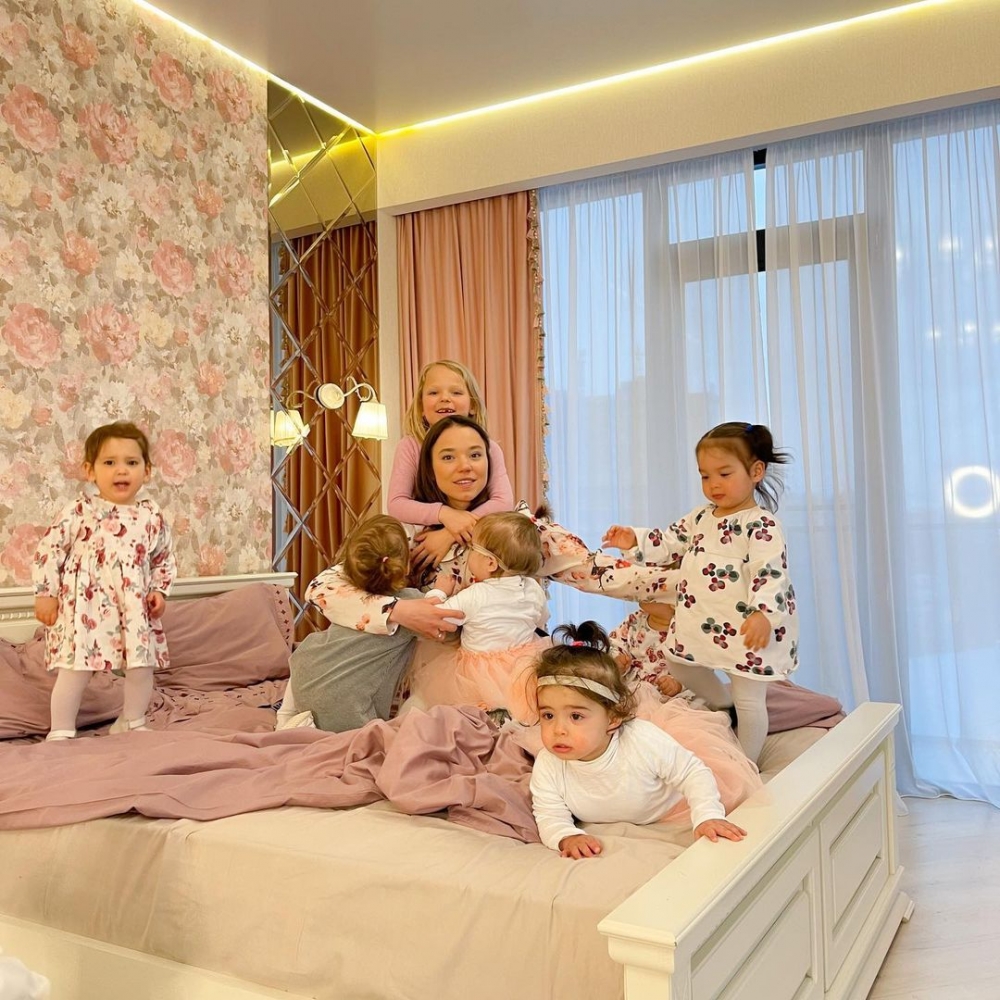 養育孩子讓Kristina享受了成為母親的喜悅。