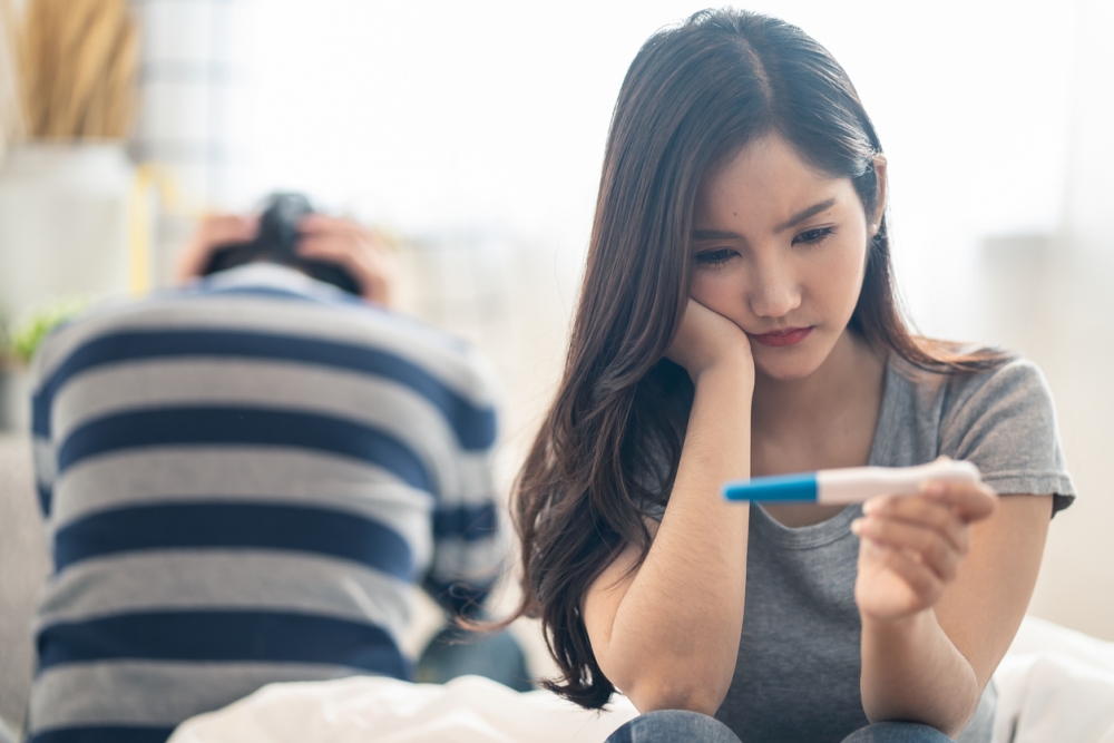 人妻因健康問題而不孕。