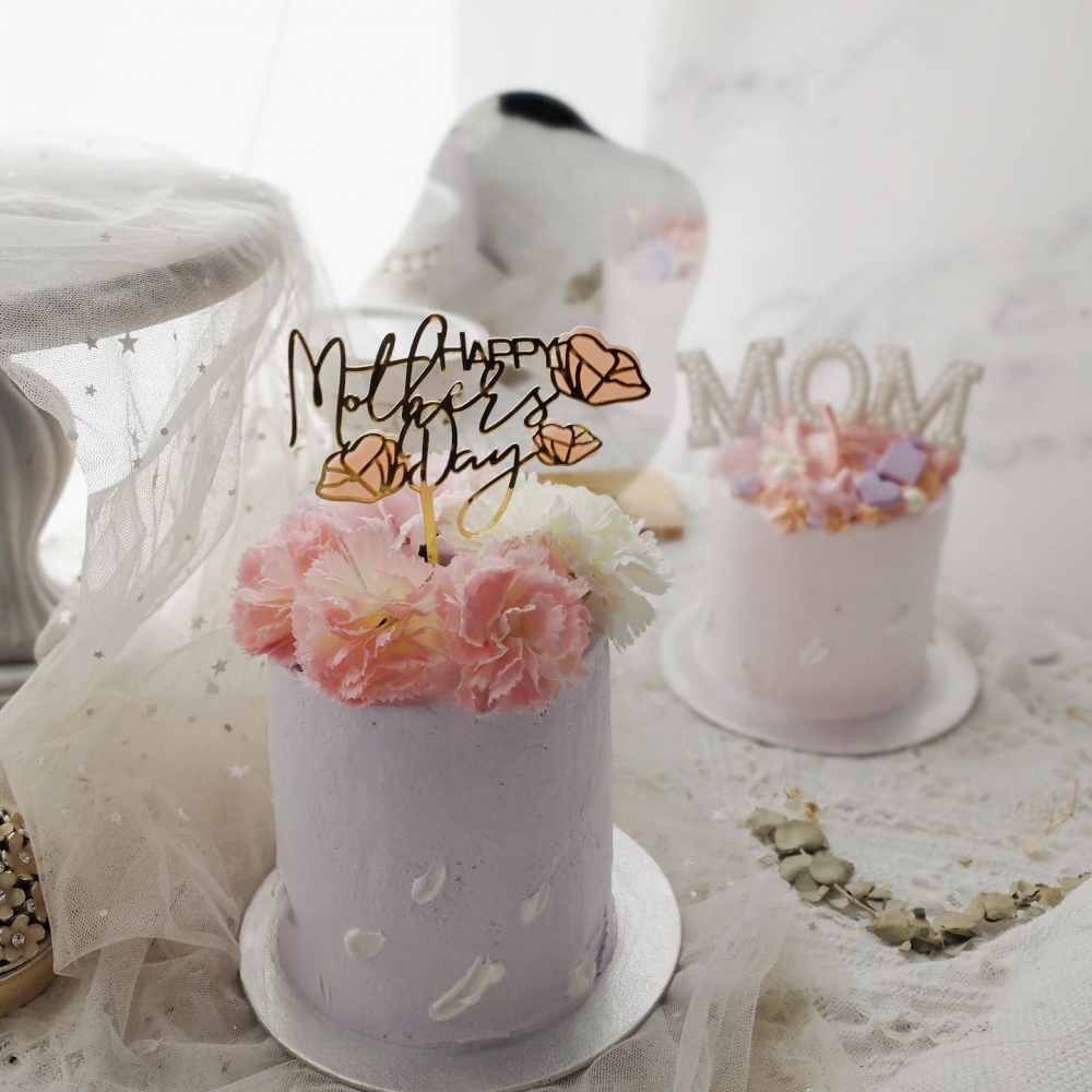 CakeLab.hk母親節系列蛋糕「Happy Mother's Day康乃馨絲花款」