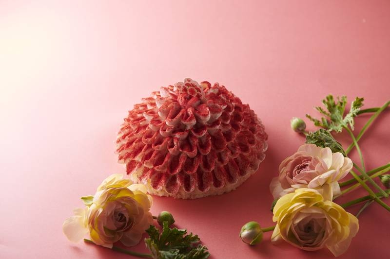 Chateraise母親節限定粉紅雪山蛋糕。