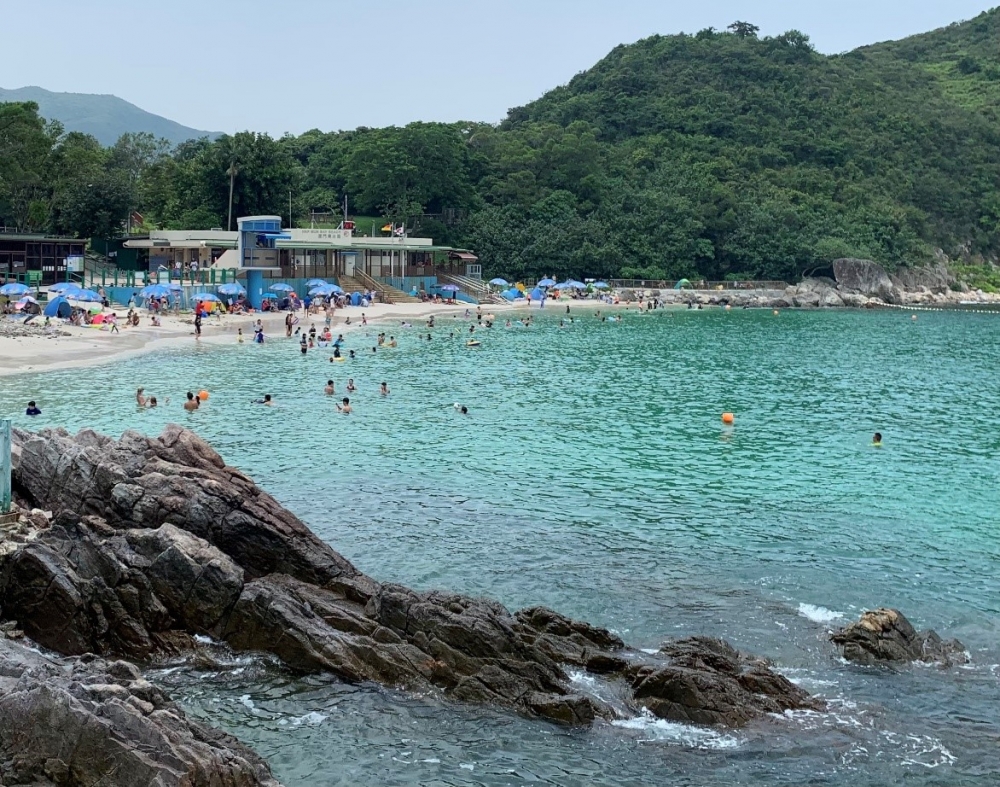 廈門灣泳灘。