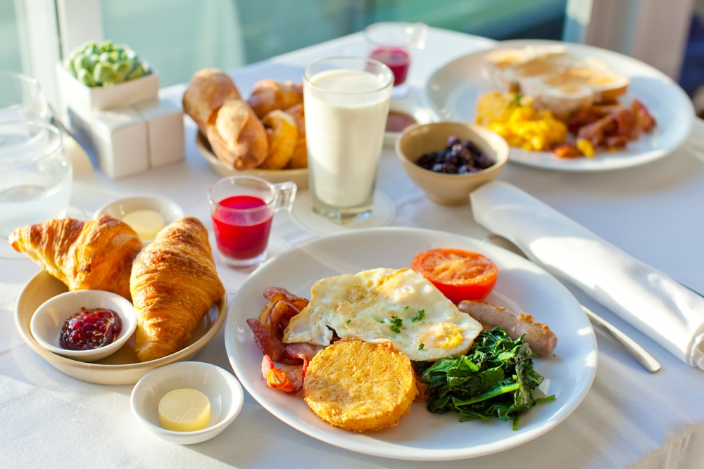 全惠星稱規定一家人每天都要一起吃早餐。